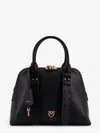 Pinko Bowling Bag Leather Shoulder Bag In Black