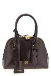 Pinko Bowling Mini Handbag In Burgundy
