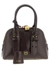 Pinko Bowling Mini Handbag In Burgundy