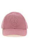 Pinko Break Dance Embroidered Logo Cap In Pink