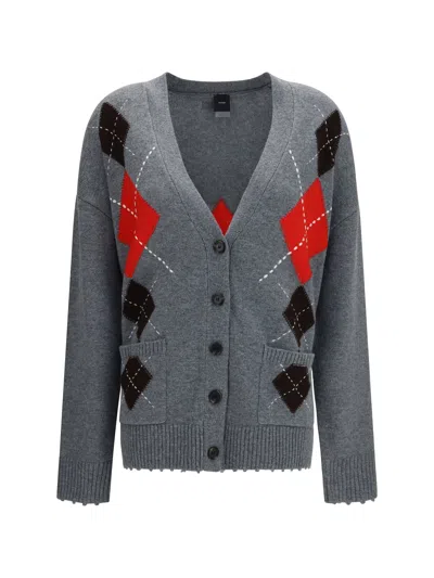 Pinko Bristol Cardigan In Gray