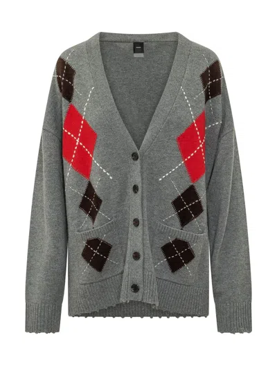 Pinko Bristol Cardigan In Gray