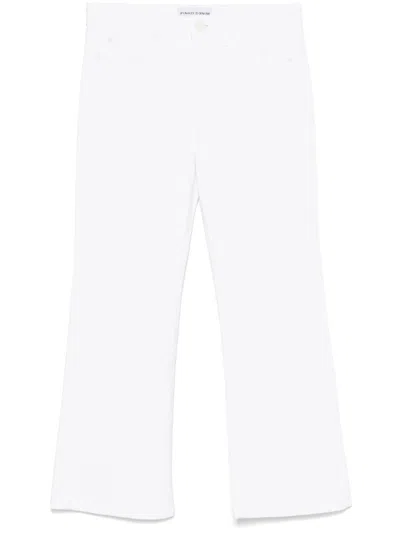 Pinko Britney Bootcut Jeans In Bianco Brill.