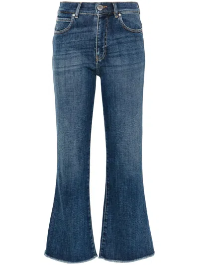 Pinko Mid-rise Straight-leg Jeans In Blue