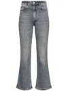 Pinko Britney Bootcut-jeans Mit Hohem Bund In Gray