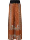 Pinko Wide Bandana Pattern Pants
