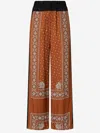 Pinko Wide Bandana Pattern Pants