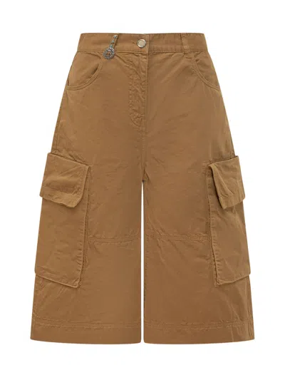 Pinko Brown Cargo Shorts