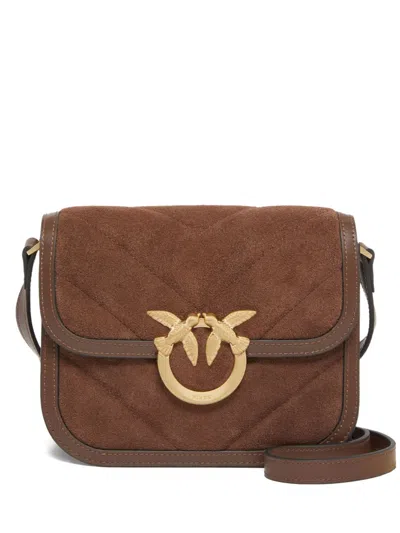 Pinko Brown Leather Bags