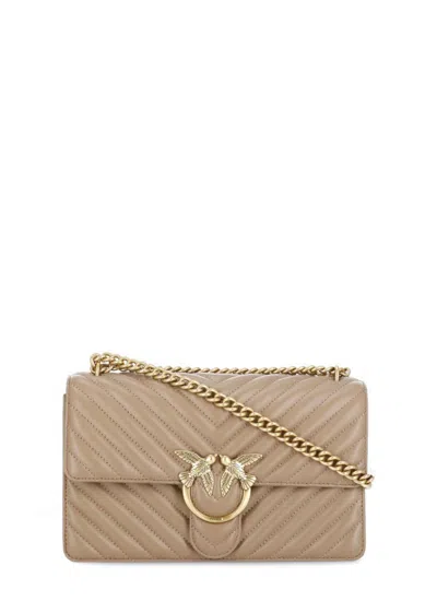 Pinko Brown Love One Classic Bag