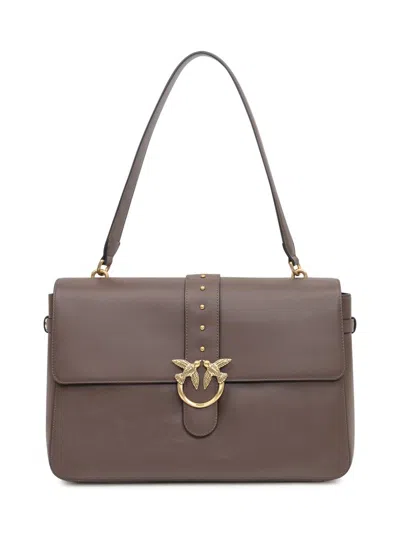 PINKO PINKO BROWN LOVE ONE PINKO BAG