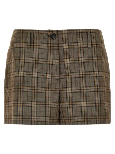 PINKO BROWN NEVI SHORTS