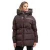 Pinko Brown Polyamide Jackets & Coat