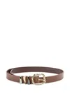 Pinko Brown Solid Buckle Belt In Brown