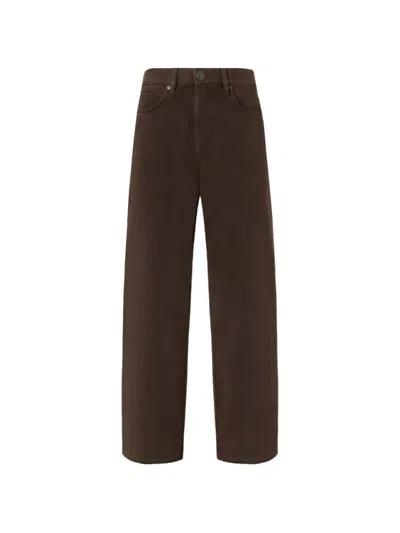 Pinko Brown Straight High Rise Jeans