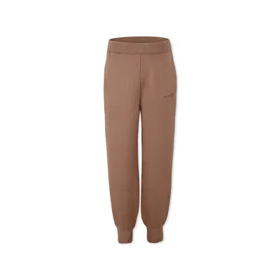 Pinko Kids' Brown Trousers For Girl With Logo