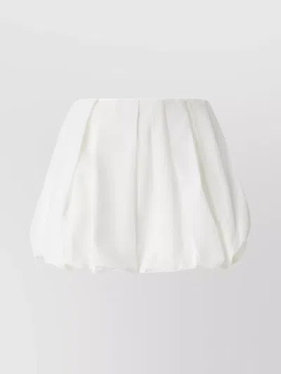 PINKO BUBBLE PLEATED MINI SKIRT