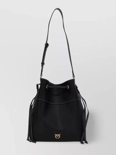 Pinko Bucket Bag With Adjustable Strap And Gold-tone Hardware