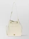Pinko Bucket Bag With Adjustable Strap And Textured Finish