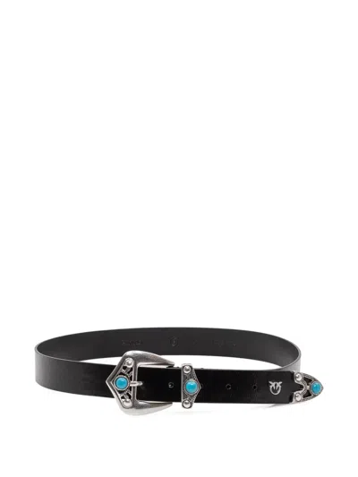 Pinko Buckle Belt In Black