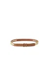 Pinko Chain Insert Belt Belts Brown In Brown