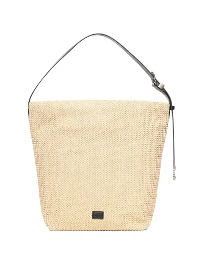 Pinko Buckle-strap Buckle Bag In Brown
