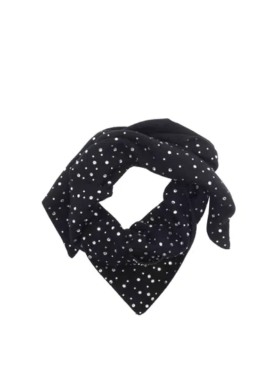 Pinko Black Svizzera Scarf