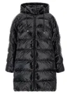 Pinko Burro Down Jacket In Black