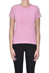 Pinko Bussolotto T-shirt In Pink
