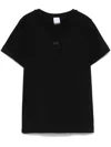 Pinko Bussolotto T-shirt In Black  