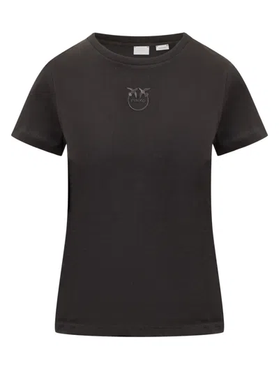 Pinko Bussolotto T-shirt In Black