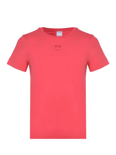 Pinko Bussolotto T-shirt Made Of Cotton. In Red