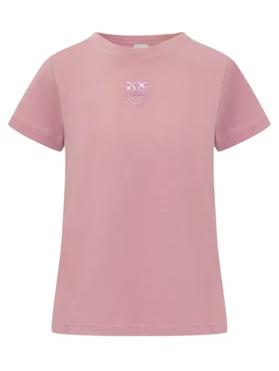 Pinko Bussolotto T-shirt In Pink