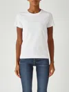 Pinko Love Birds-embroidered Cotton T-shirt In White