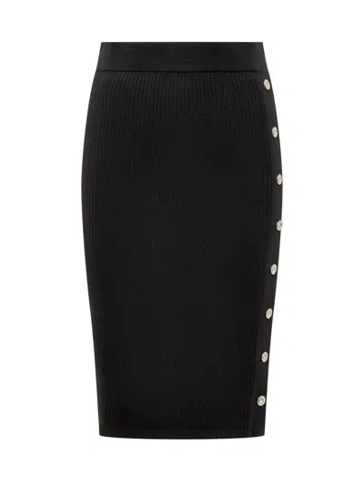 Pinko Refrigerazione Midi Skirt In Black