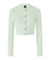 Pinko Dixie Girl Buttoned Cardigan In White