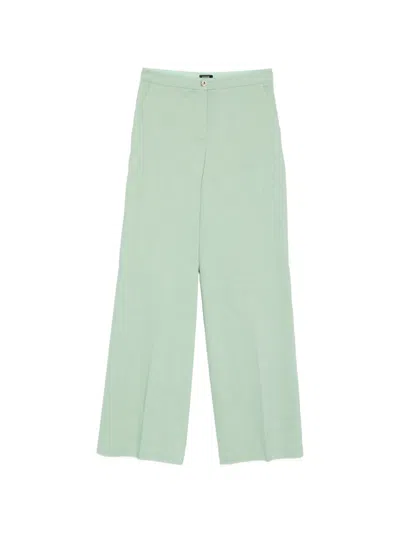 Pinko Button Trousers In Green