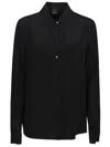 Pinko Button Up Sleeved Shirt In Nero