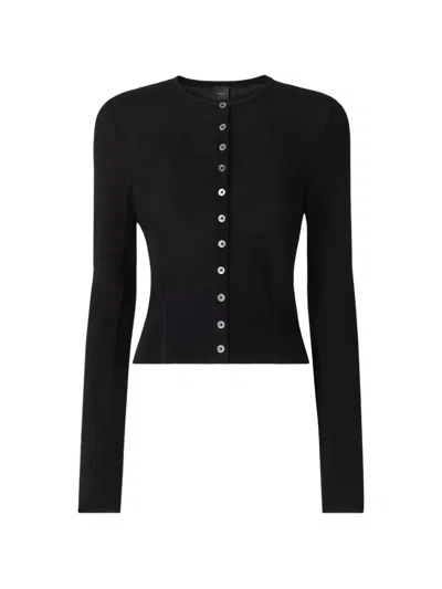 Pinko Buttoned Cardigan In Black