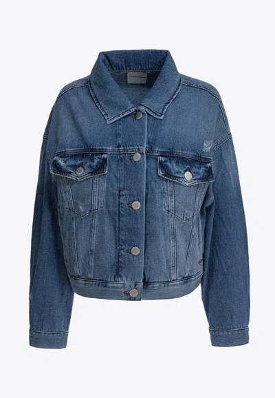 PINKO BUTTONED DENIM JACKET