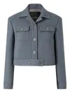 Pinko Buttoned Jacket In Gray