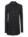 Pinko Button-up Cardigan With Classic Collar In Black