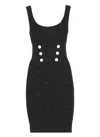Pinko Cactus Dress In Black