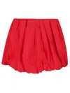 Pinko Bubble Hem High Waist Pleated Skirt