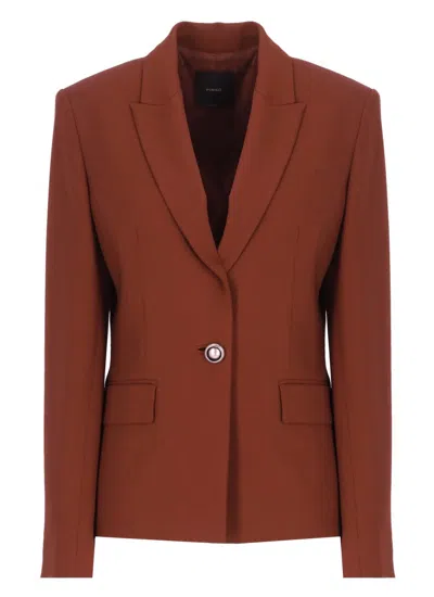 Pinko Cady Blazer In Brown