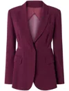Pinko Cady Single-breasted Blazer In Pink