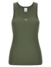 Pinko 'calculator' Ribbed Sleeveless Top