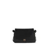 Pinko Triplet Mini Leather Crossbody Bag In Black