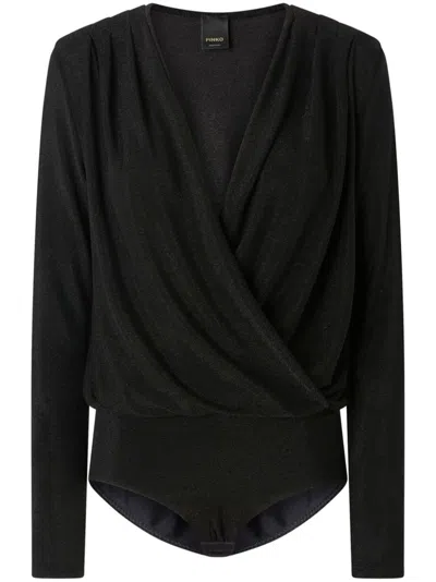 Pinko Calogero Body In Nero/nero Lurex