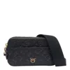 Pinko Mini Logo-debossed Cross Body Bag In Black